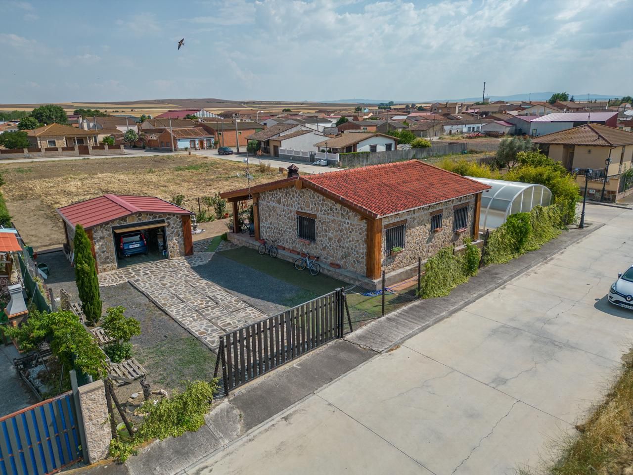 Exterior view of House or chalet for sale in Riocabado  with Heating, Private garden and Swimming Pool