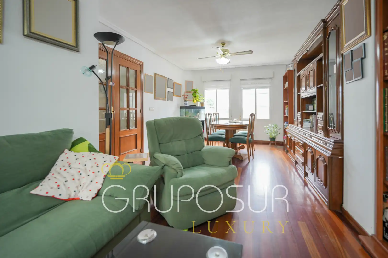 Sala de estar de Casa adosada en venta en Arroyo de la Encomienda con Calefacción, Jardín privado y Parquet
