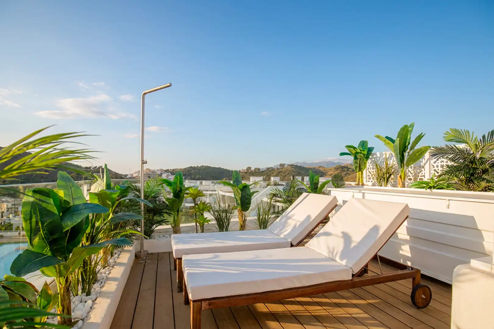 Terrace of Attic for sale in Málaga  with Air Conditioner, Terrace and Swimming Pool