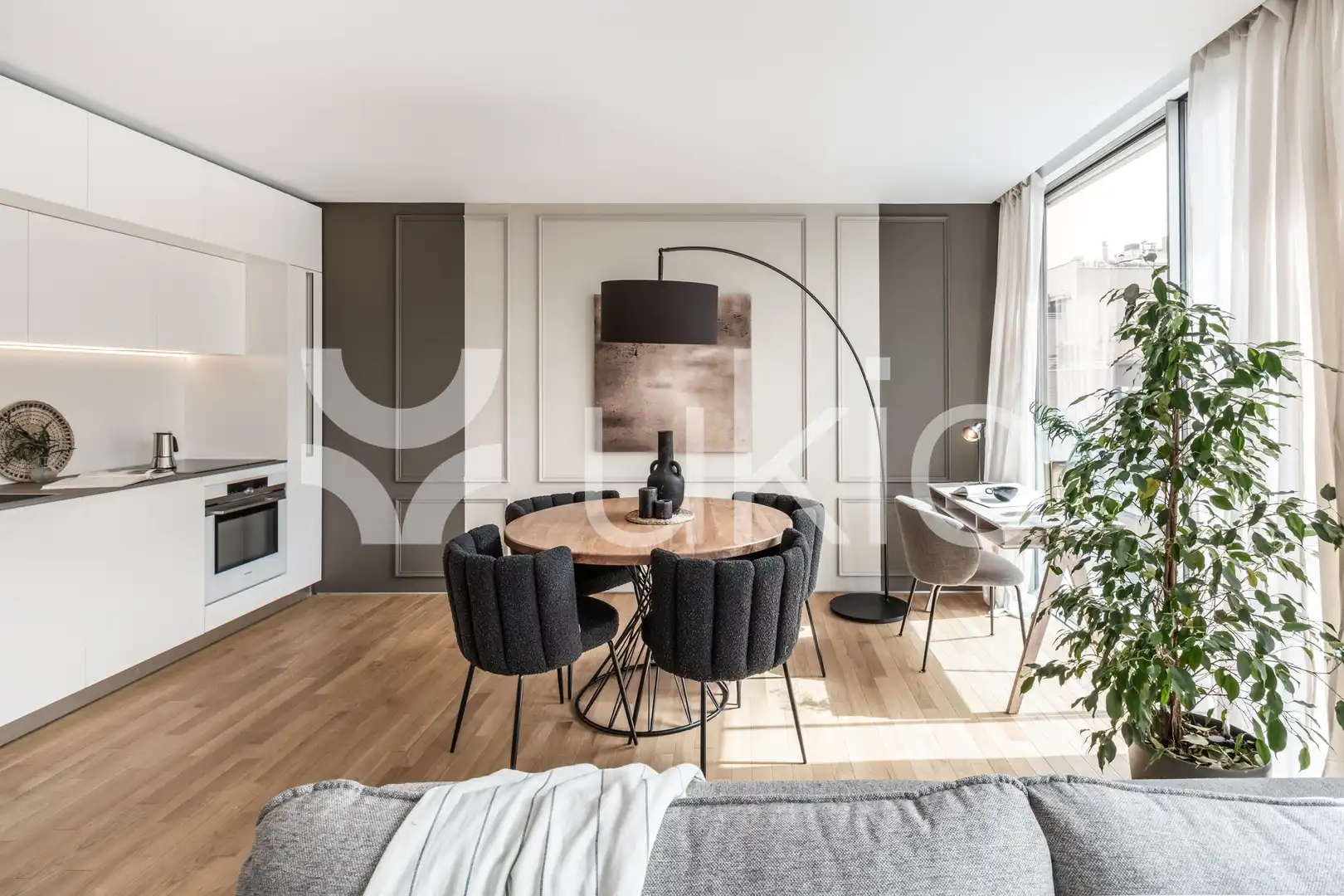 Wohnzimmer von Wohnungen zur Miete in Madrid mit Klimaanlage, Heizung und Möbliert