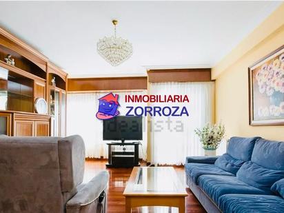 Living room of Flat for sale in Bilbao   with Heating and Furnished