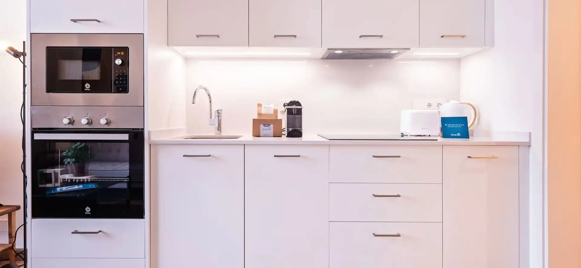 Küche von Wohnung zur Miete in Barcelona mit Klimaanlage, Heizung und Möbliert