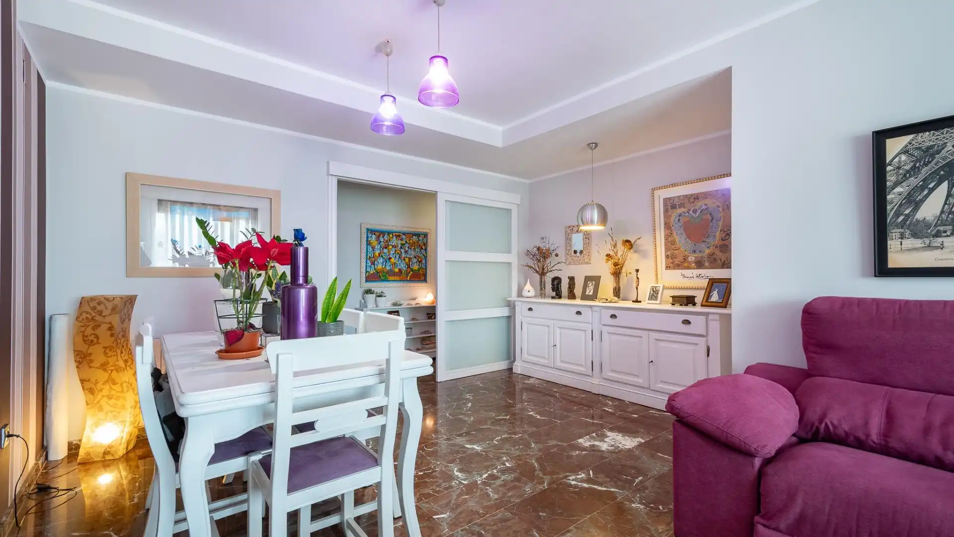 Menjador de Pis en venda en  Valencia Capital amb Aire condicionat i Balcó