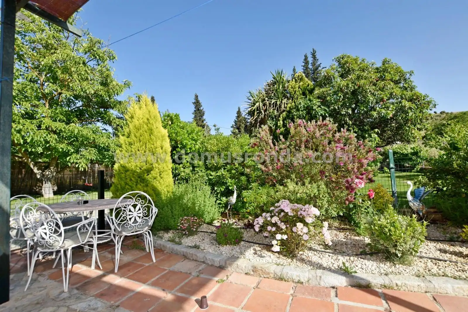 Jardí de Finca rústica en venda en Ronda amb Aire condicionat, Jardí privat i Terrassa