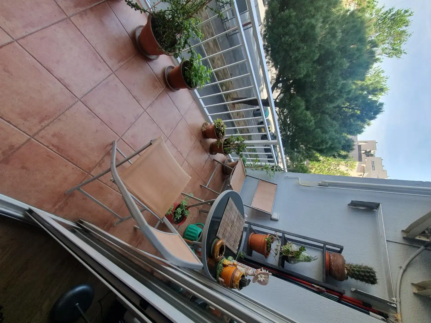 Balcony of Flat for rent in Mollet del Vallès  with Air Conditioner, Heating and Parquet flooring