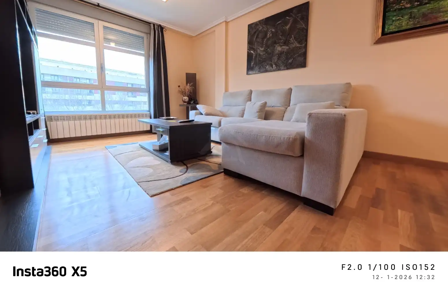 Wohnzimmer von Wohnung zum Verkauf in  Logroño mit Heizung, Privatgarten und Parkett