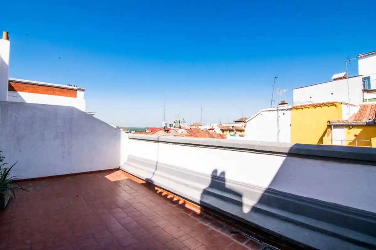 Terraza de Piso de alquiler en Madrid con Aire acondicionado, Calefacción y Parquet