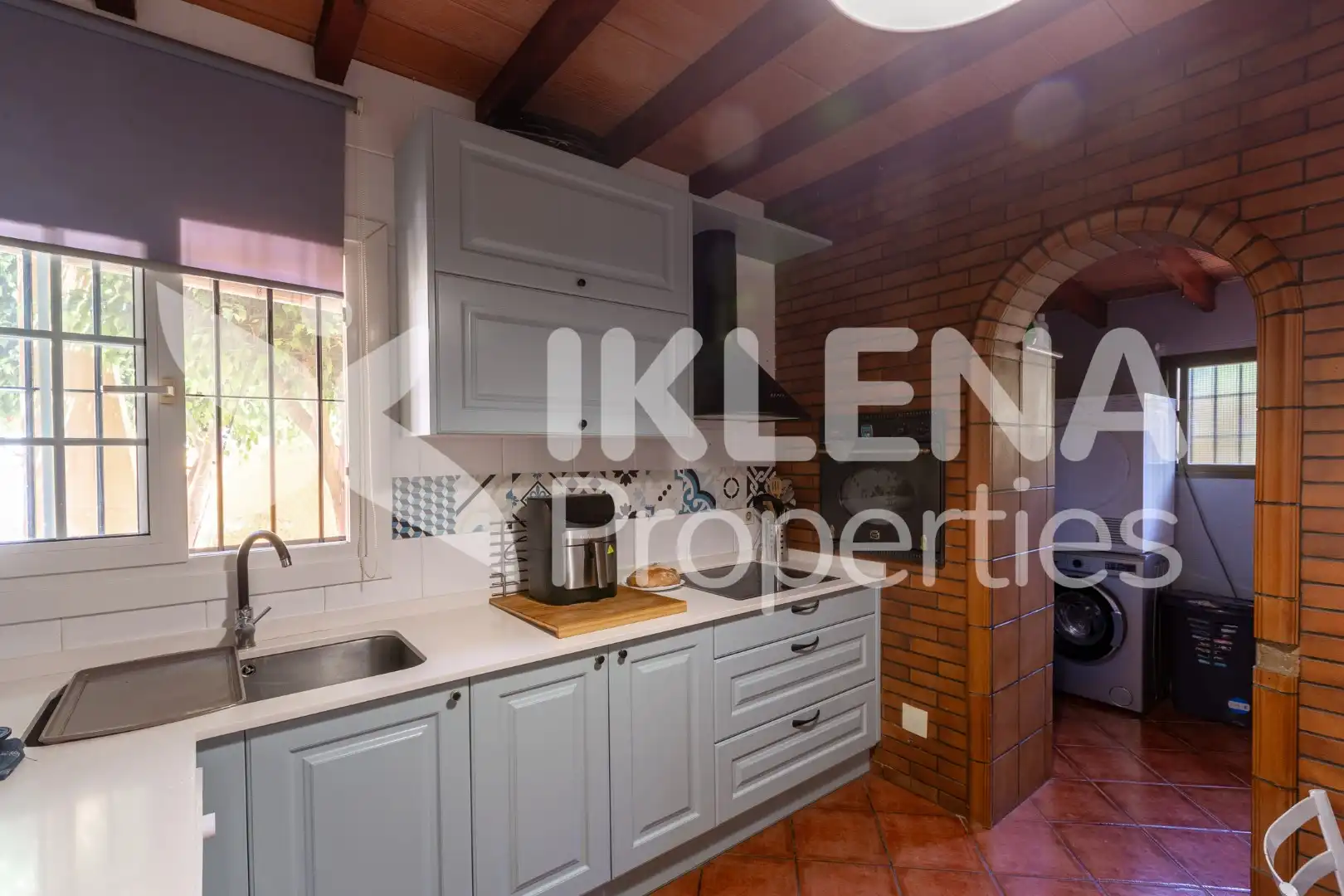 Kitchen of Houses for sale in Roquetas de Mar  with Air Conditioner, Private garden and Parquet flooring