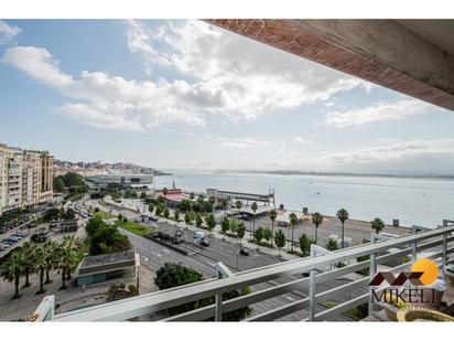 Bedroom of Flat for sale in Santander  with Heating, Parquet flooring and Terrace