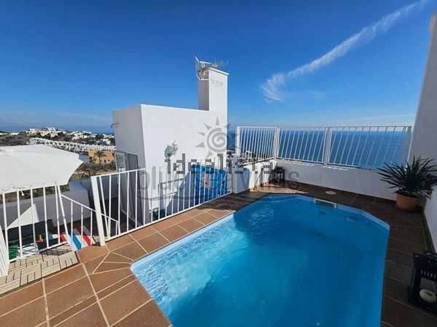 Piscina de Dúplex en venda en Mojácar amb Aire condicionat, Terrassa i Traster