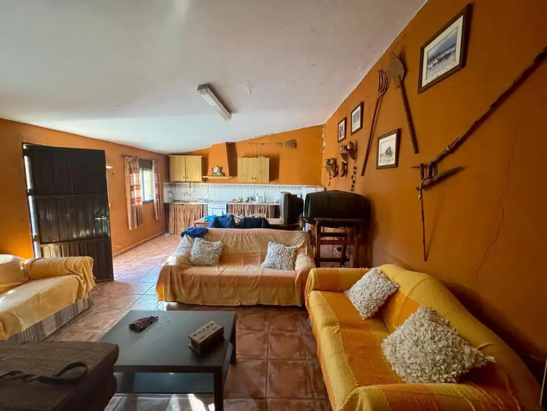 Living room of Country homes for sale in Villanueva del Trabuco  with Air Conditioner, Heating and Private garden