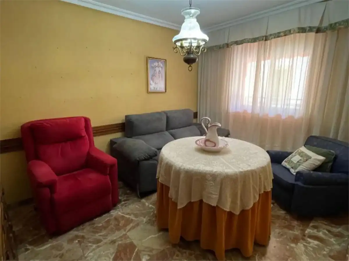 Wohnzimmer von Wohnung zum Verkauf in Dos Hermanas mit Klimaanlage, Terrasse und Möbliert