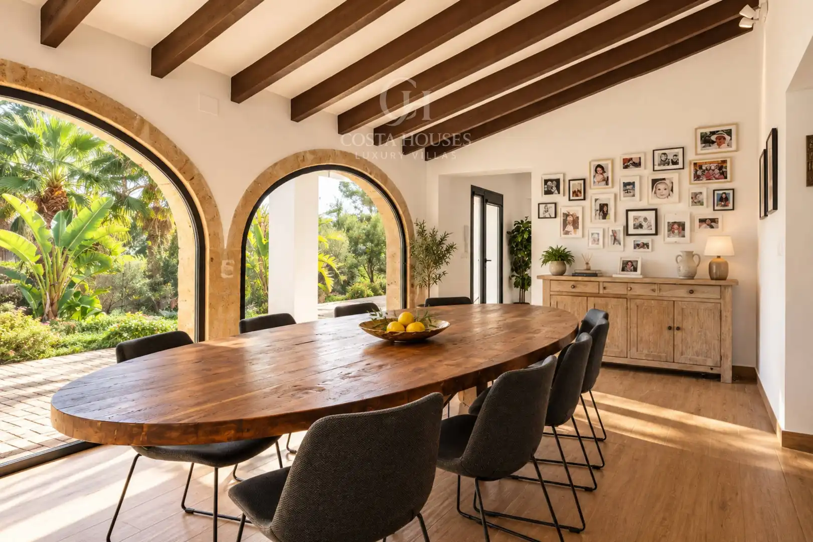 Dining room of Houses for sale in Cap Martí - El Tossalet - Pinomar