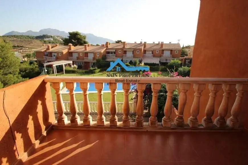 Exterior view of Detached homes for sale in L'Alfàs del Pi  with Air Conditioner, Heating and Private garden