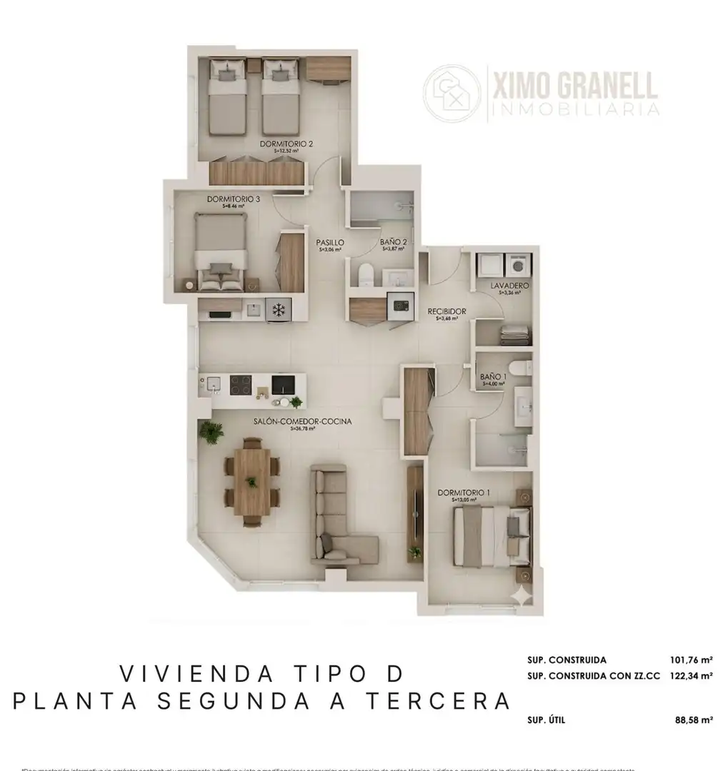 Flat with lift for sale in La Vall d'Uixó, imagen 16