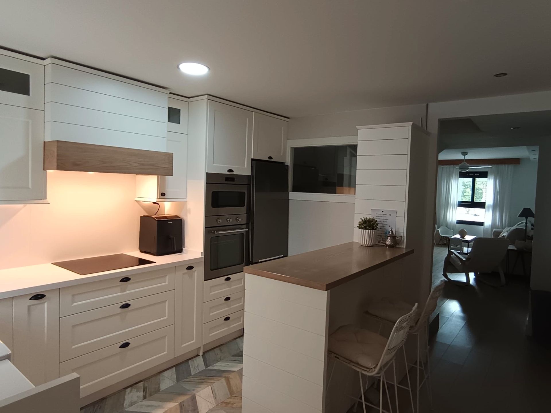 Kitchen of Single-family semi-detached for sale in Málaga Capital  with Air Conditioner, Heating and Terrace