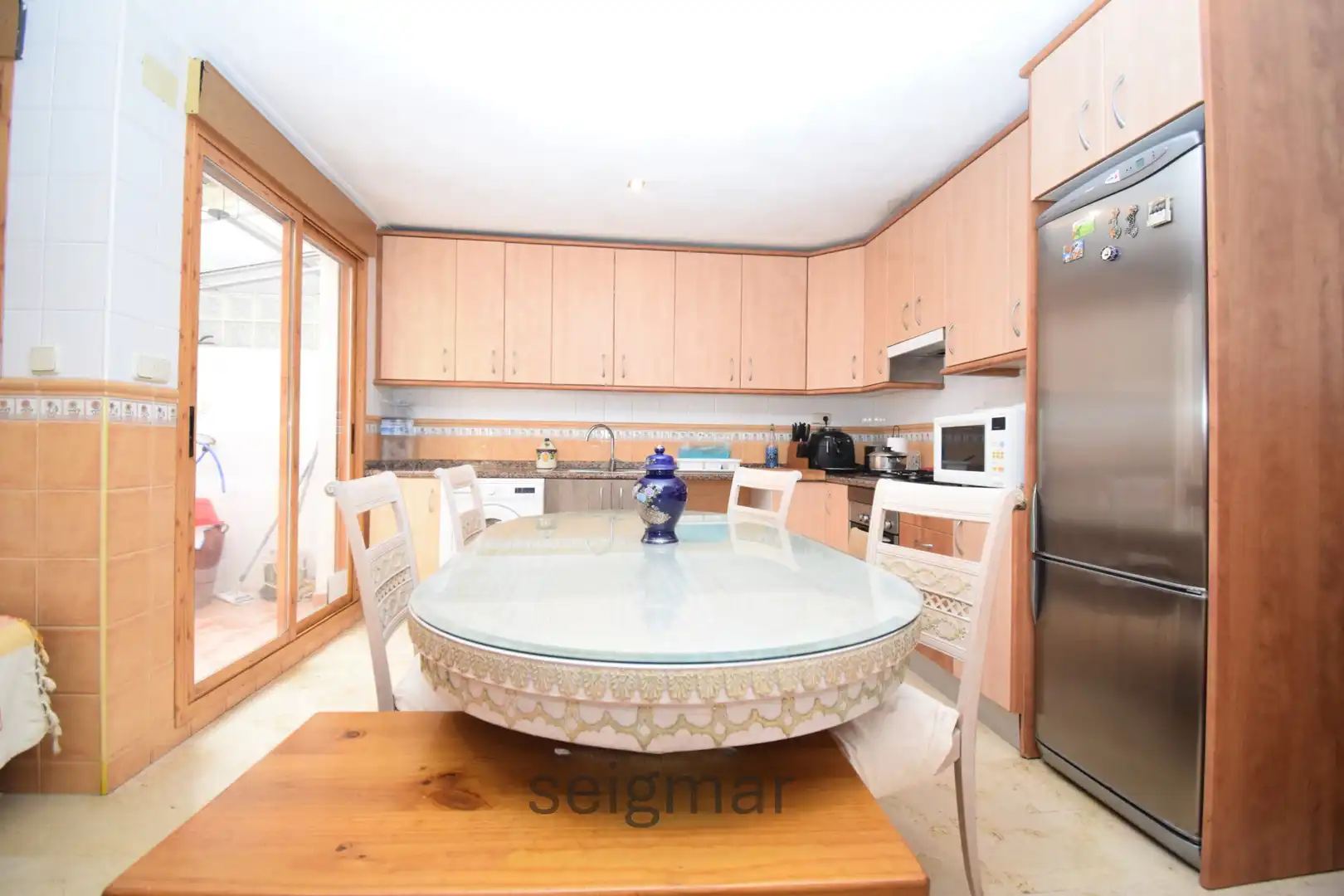 Cocina de Casa adosada en venta en La Nucia con Terraza, Horno y Lavadora