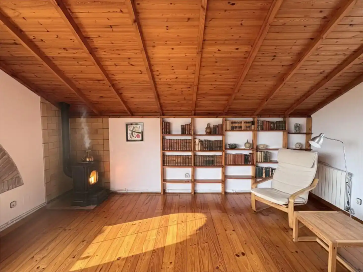 Sala d'estar de Pis en venda en Santa Cristina d'Aro amb Balcó
