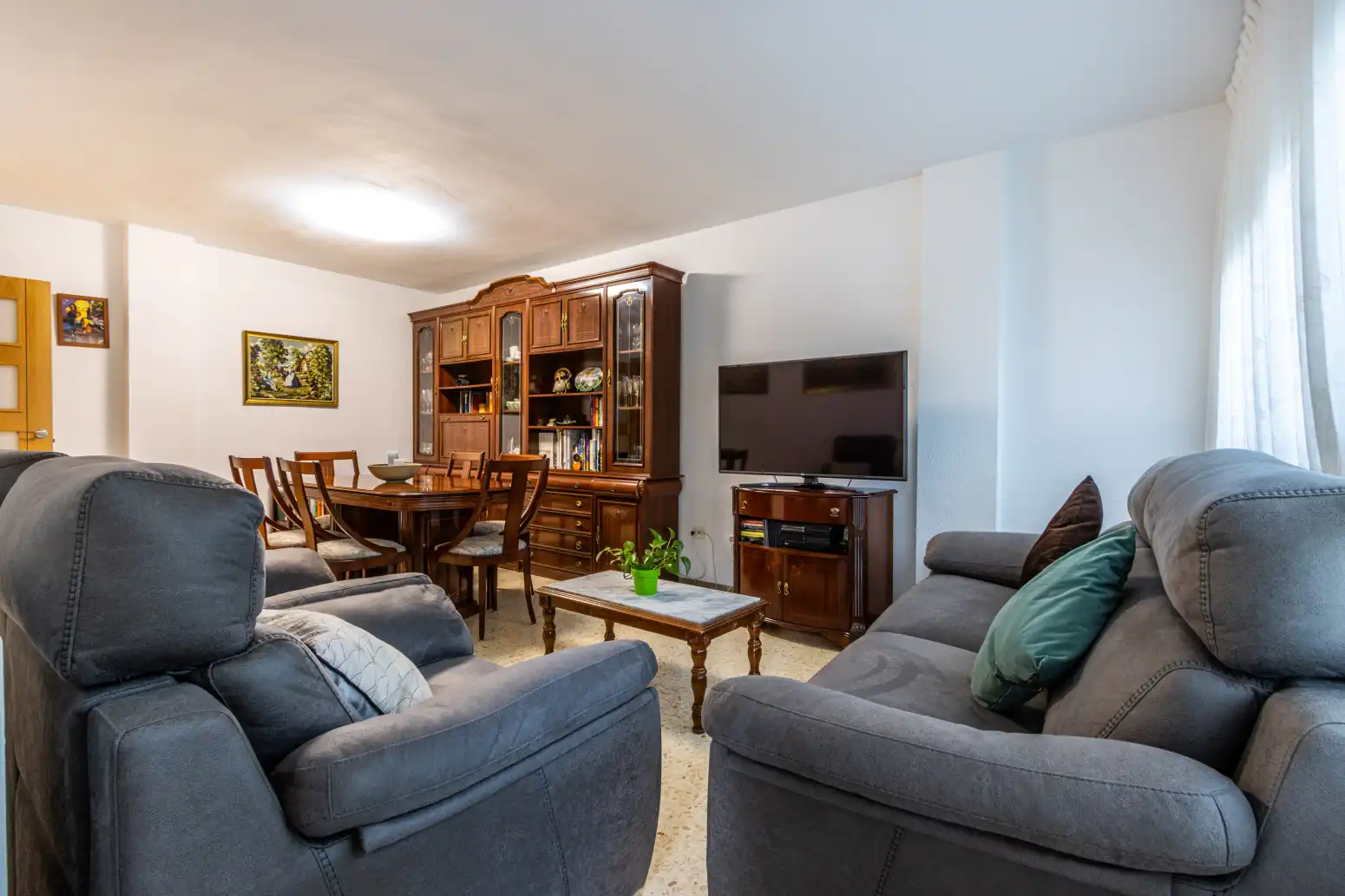 Sala de estar de Piso en venta en Terrassa con Calefacción y Balcón