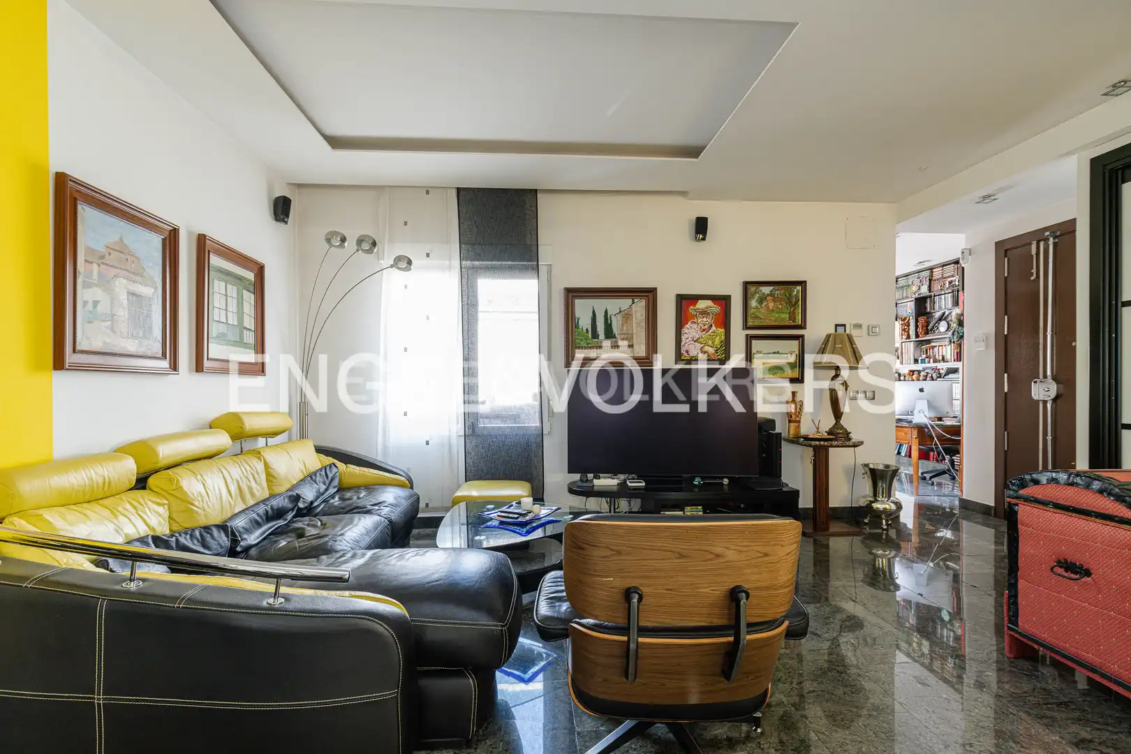 Sala de estar de Ático en venta en Madrid con Aire acondicionado, Calefacción y Terraza