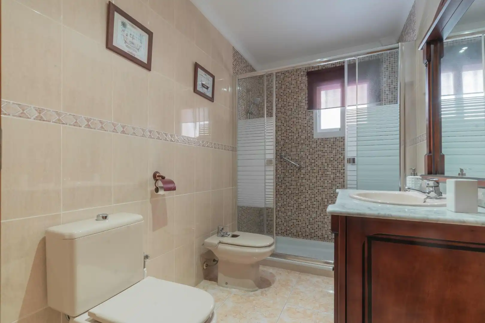 Bany de Apartament en venda en Mijas amb Aire condicionat, Terrassa i Moblat