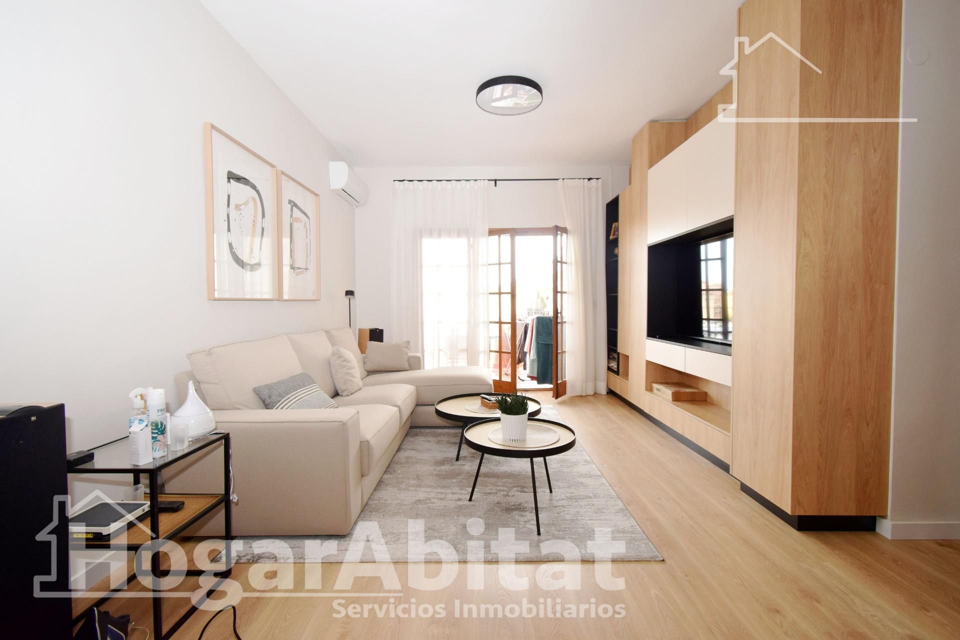 Living room of Flat for sale in Alboraya  with Air Conditioner, Heating and Terrace