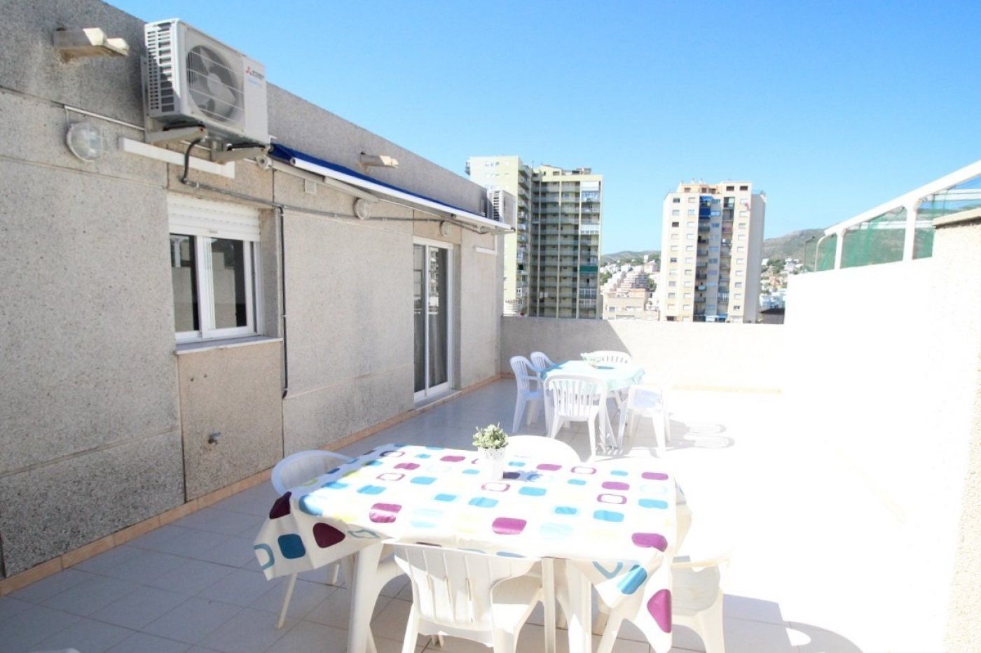 Terrace of Apartment to rent in Oropesa del Mar / Orpesa  with Air Conditioner, Heating and Terrace