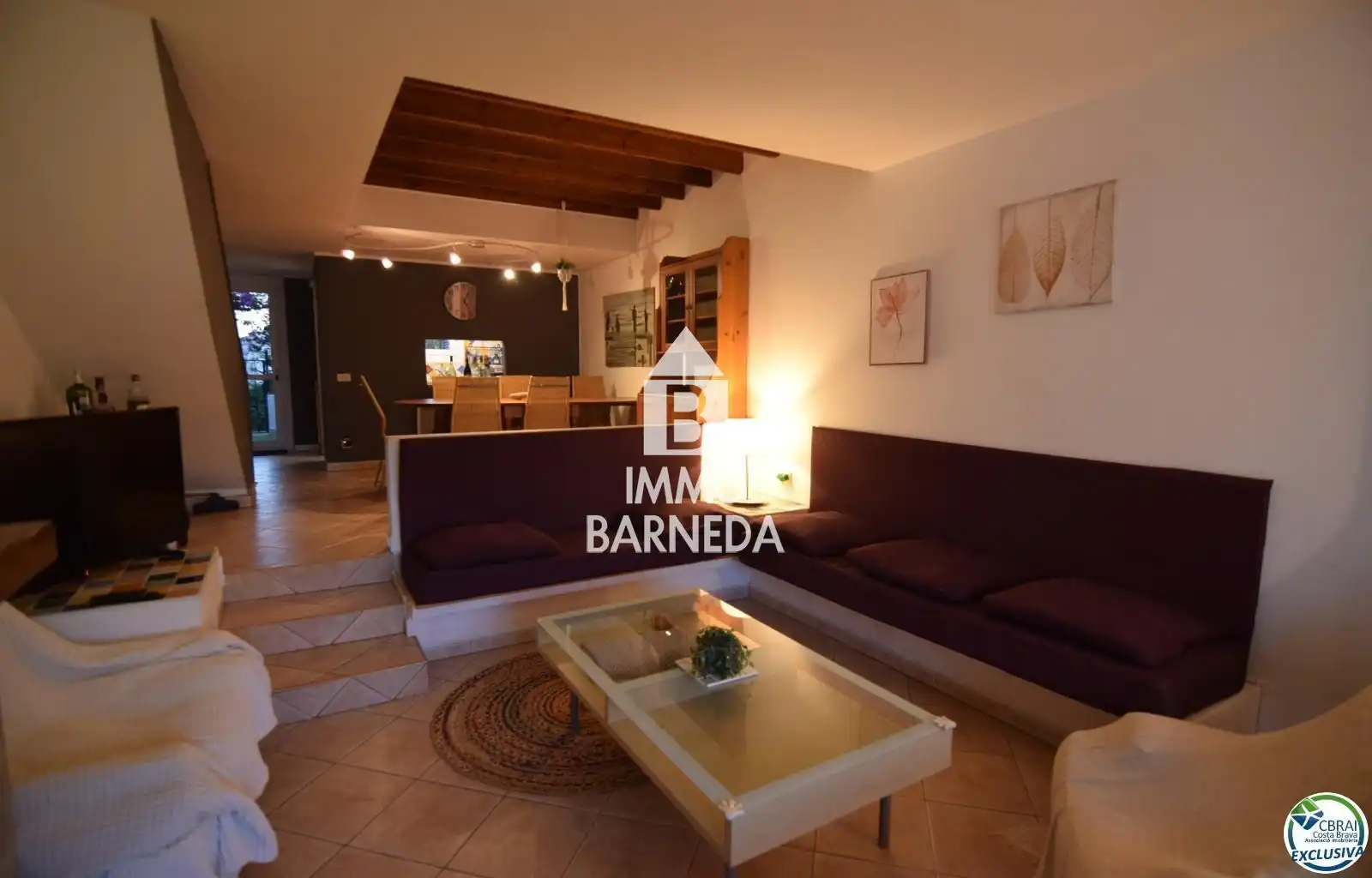Garden of Houses for sale in Empuriabrava  with Air Conditioner, Heating and Terrace