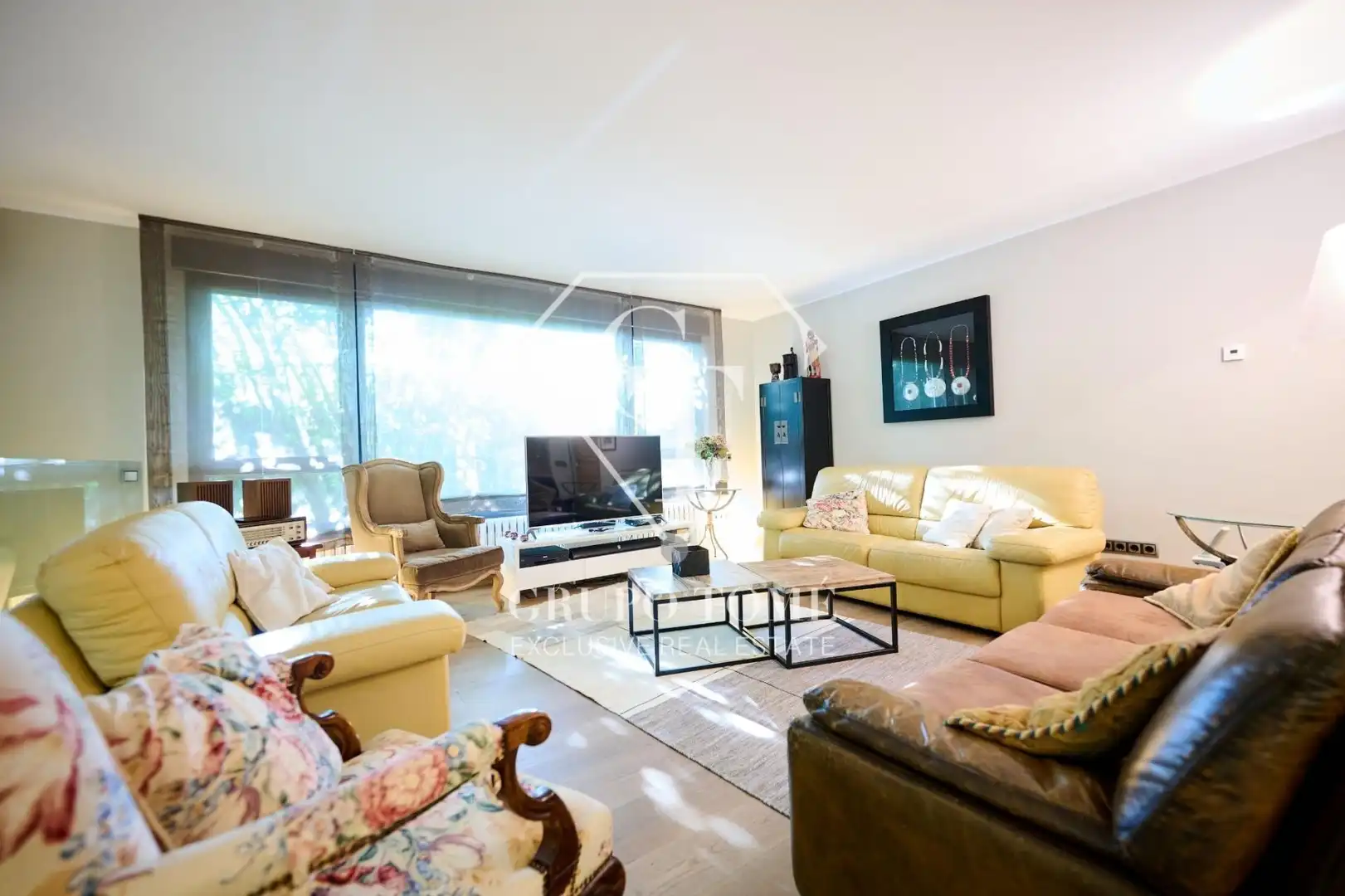 Sala de estar de Casa o chalet en venta en Ayegui / Aiegi con Aire acondicionado, Calefacción y Jardín privado