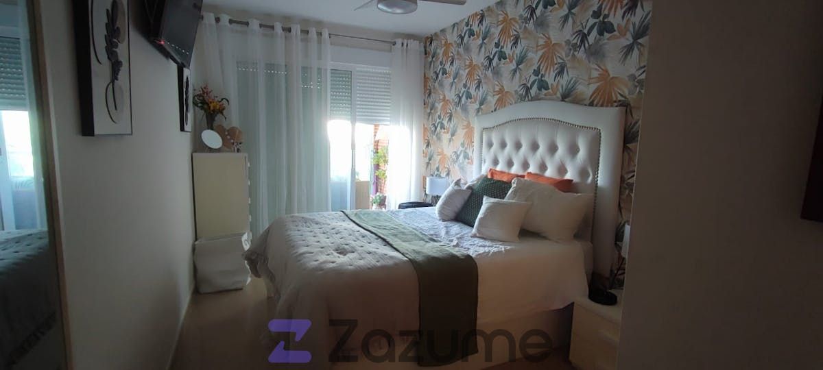 Bedroom of Flat to rent in Oliva  with Air Conditioner, Heating and Terrace