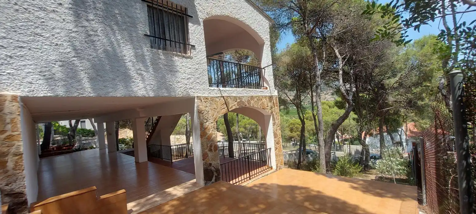 Vista exterior de Casa o chalet en venta en Torres Torres con Jardín privado, Terraza y Piscina