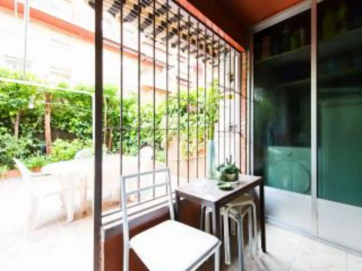 Balcony of Apartments for rent in Madrid  with Air Conditioner, Heating and Furnished