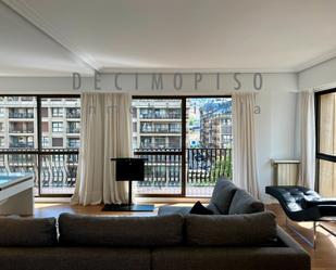 Living room of Flat to rent in Donostia - San Sebastián   with Heating, Terrace and Furnished
