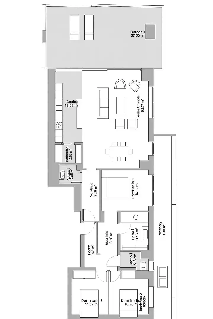 Appartement compact avec piscine à vendre à Carretera de Cádiz, imagen 20