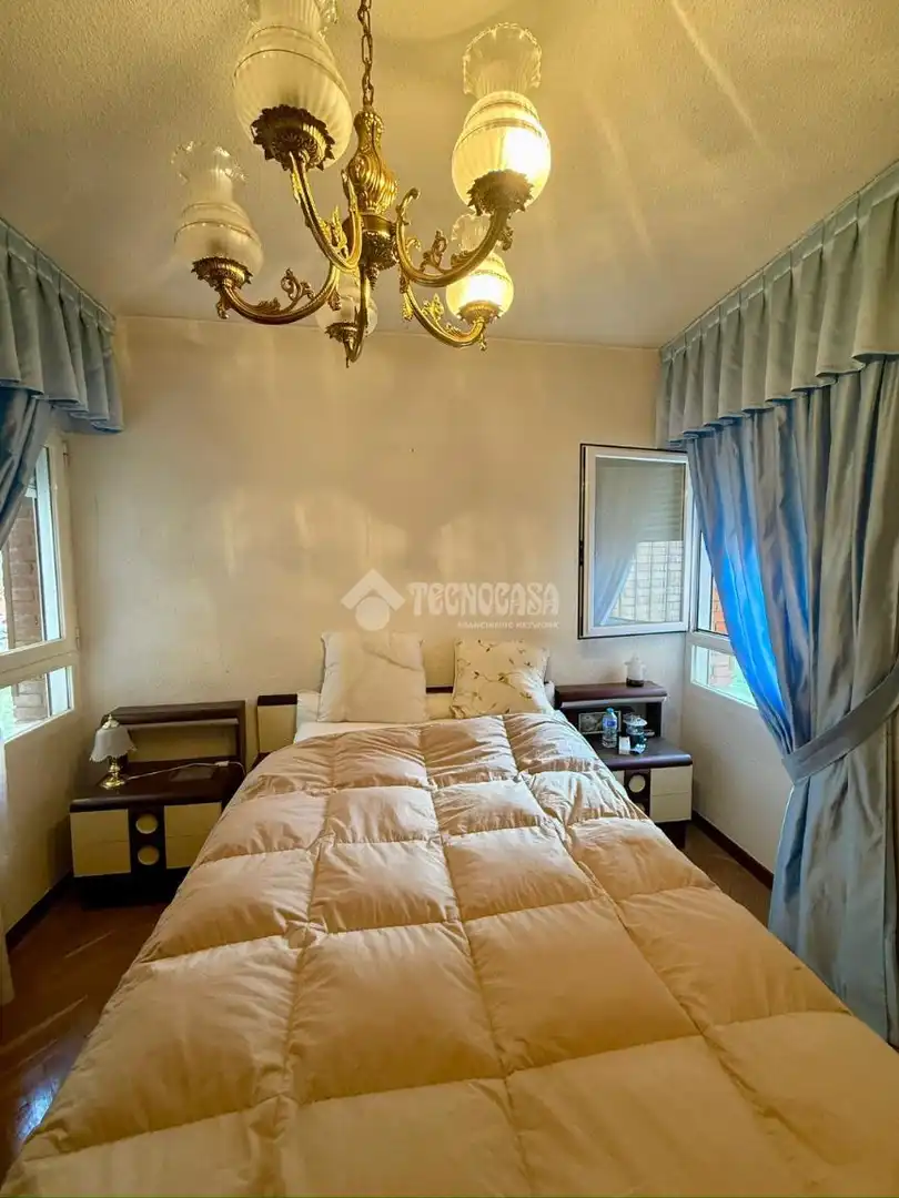 Bedroom of Flat for sale in Madrid  with Heating, Parquet flooring and Terrace