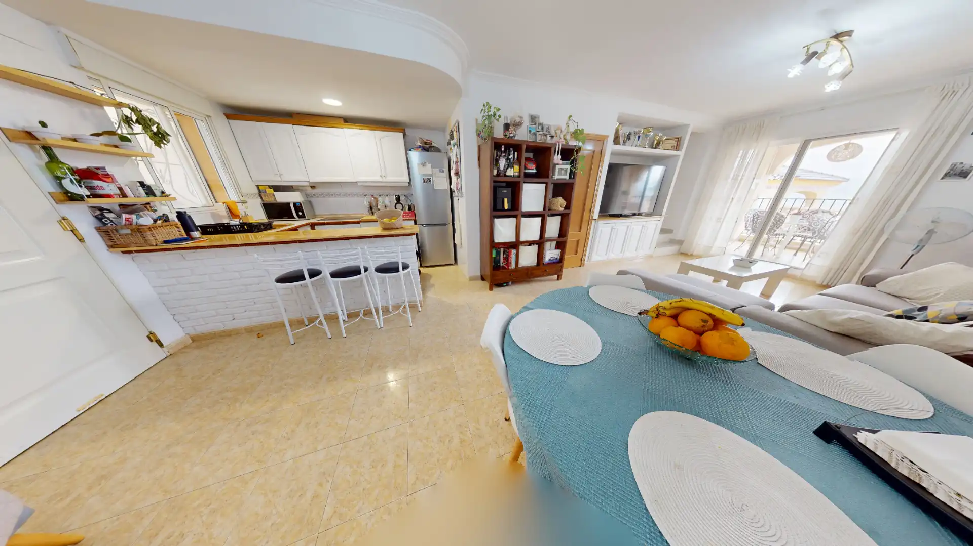 Cocina de Casa o chalet en venta en Busot con Jardín privado, Terraza y Amueblado