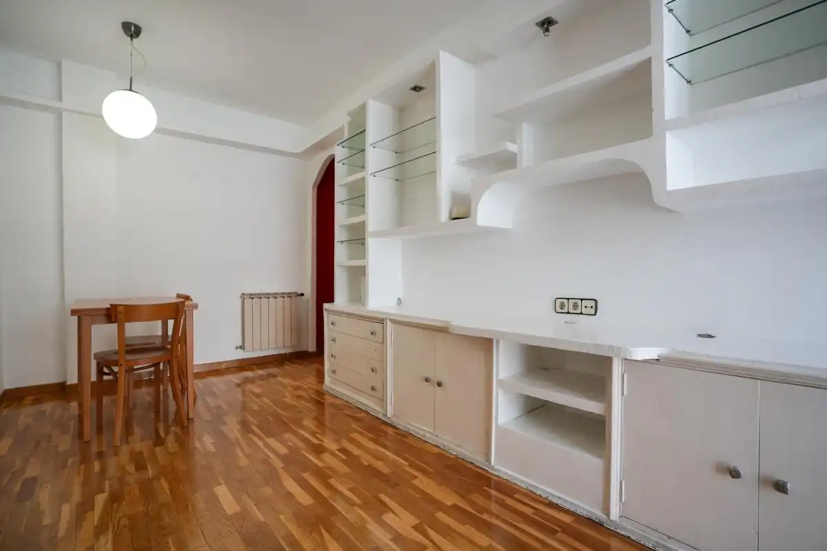 Living room of Flat for sale in  Madrid Capital  with Air Conditioner, Heating and Private garden