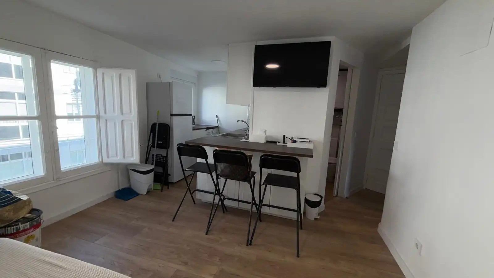 Kitchen of Flat for rent in Ourense Capital   with Heating and Furnished