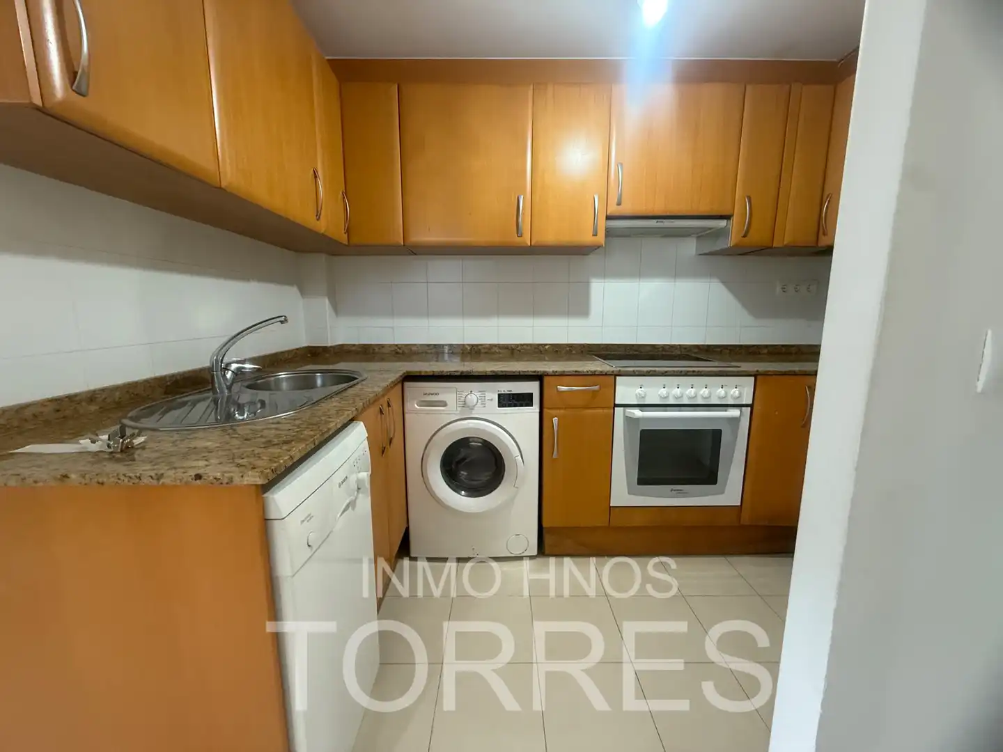 Cuina de Apartament en venda en Peñíscola / Peníscola amb Aire condicionat, Jardí privat i Terrassa