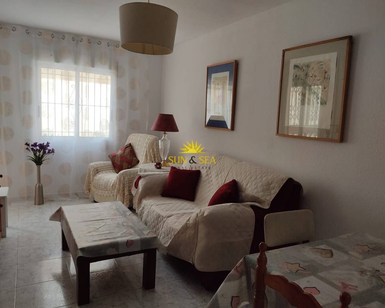 Living room of Apartment to rent in Torrevieja  with Heating, Furnished and Oven