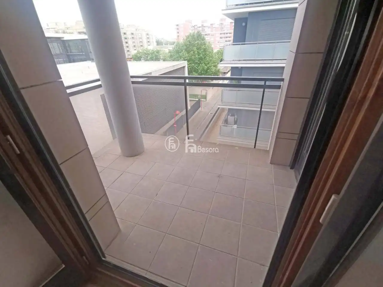 Balcony of Flat for rent in Lleida  with Air Conditioner, Heating and Parquet flooring