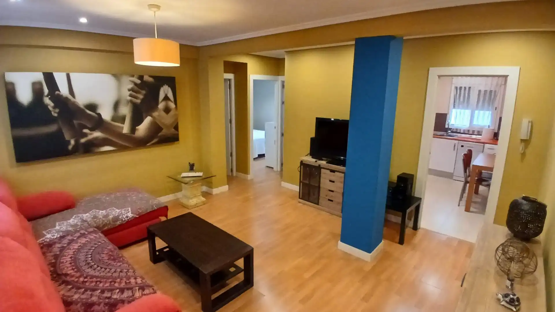 Living room of Flat for rent in Bilbao   with Heating, Furnished and Oven