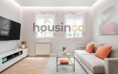 Living room of Flat for sale in  Madrid Capital  with Air Conditioner