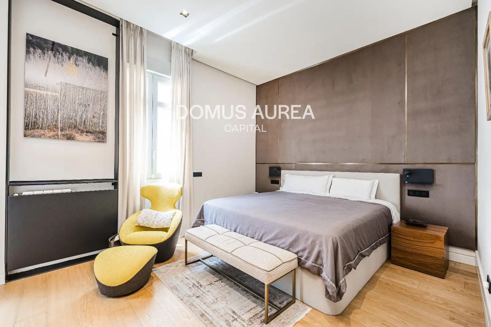 Bedroom of Flat for rent in Madrid  with Air Conditioner, Storage room and Furnished