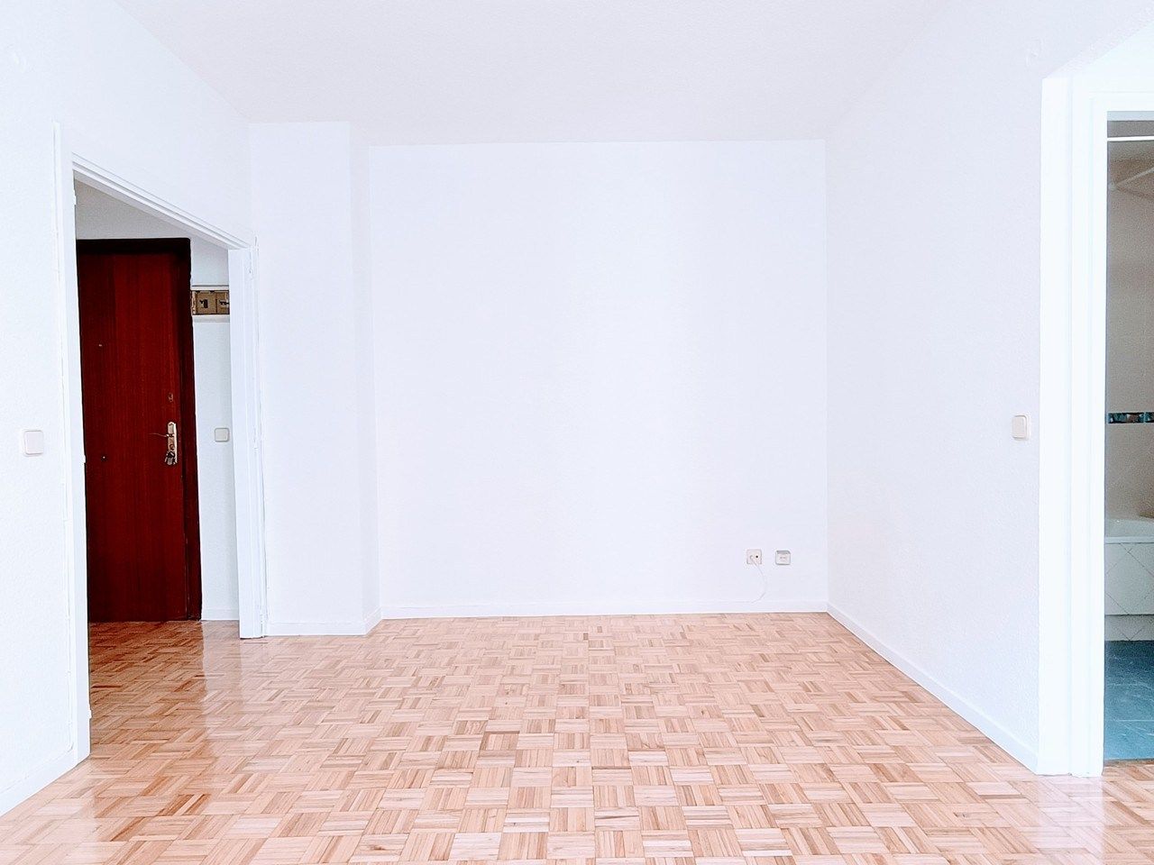 Bedroom of Flat for rent in  Madrid Capital  with Air Conditioner, Heating and Parquet flooring