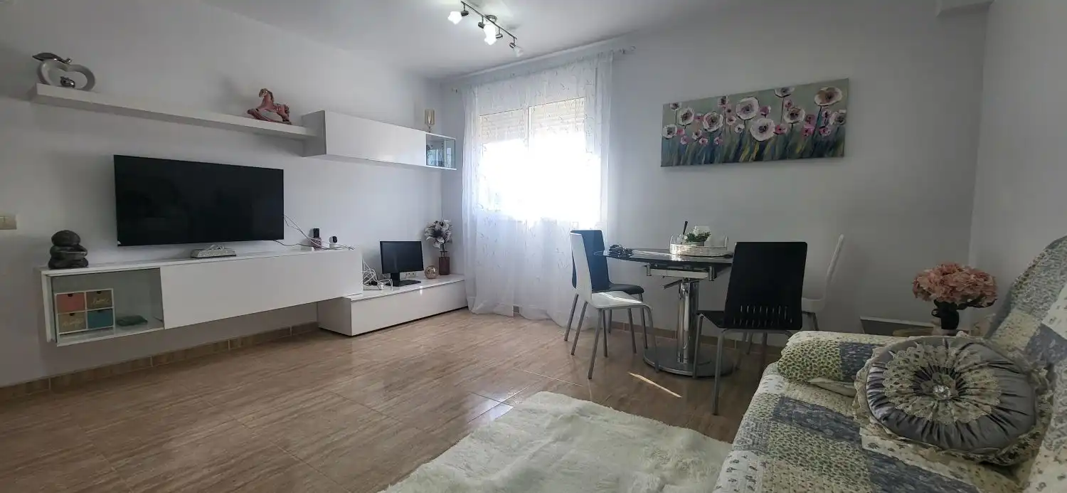 Sala de estar de Apartamento en venta en Camarles con Aire acondicionado