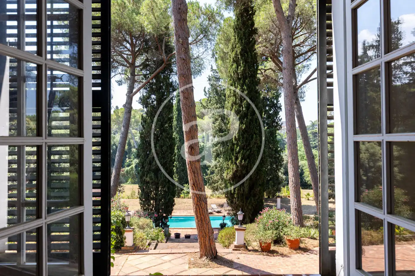 Jardín de Casa o chalet en venta en Sant Cugat del Vallès con Calefacción, Jardín privado y Terraza
