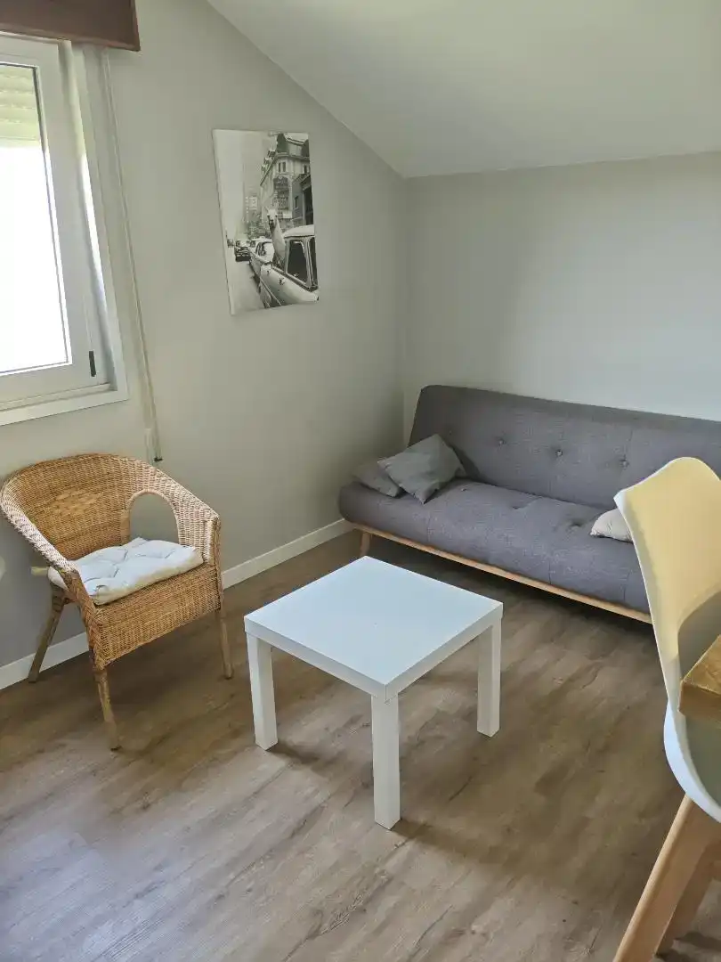 Wohnzimmer von Wohnungen zur Miete in Valdoviño mit Privatgarten, Parkett und Abstellraum
