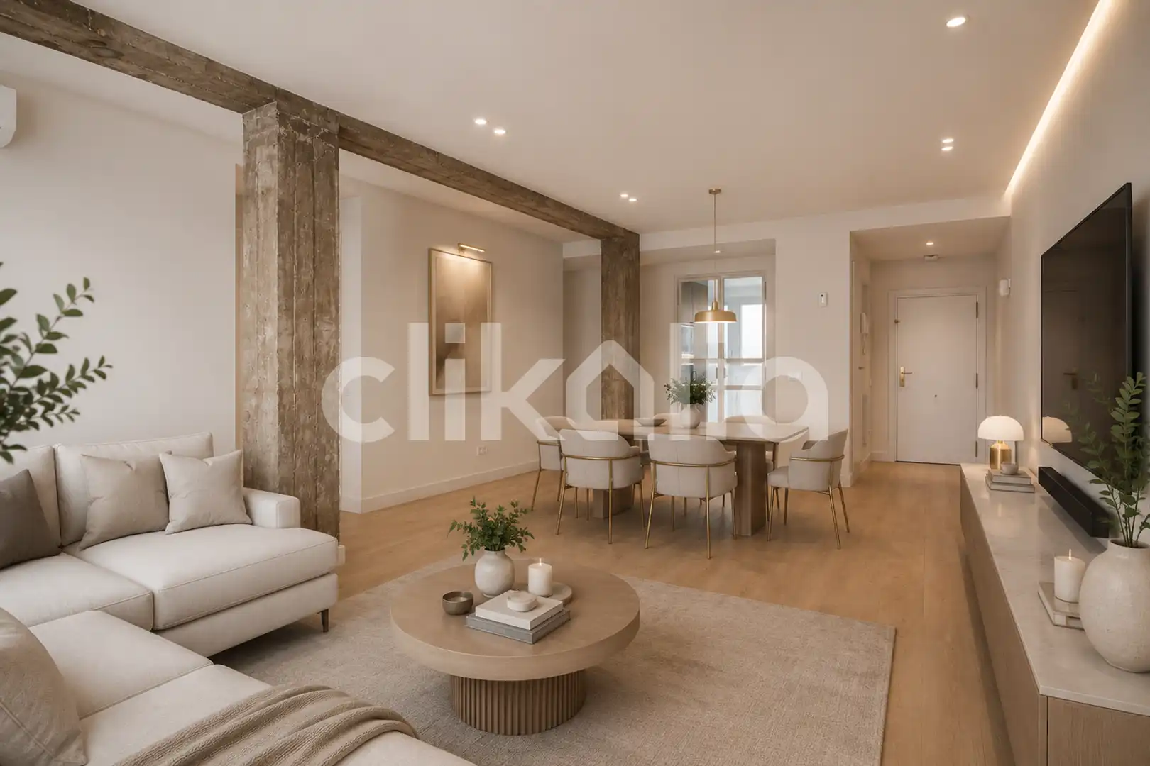 Sala de estar de Piso en venta en Madrid con Aire acondicionado, Calefacción y Jardín privado