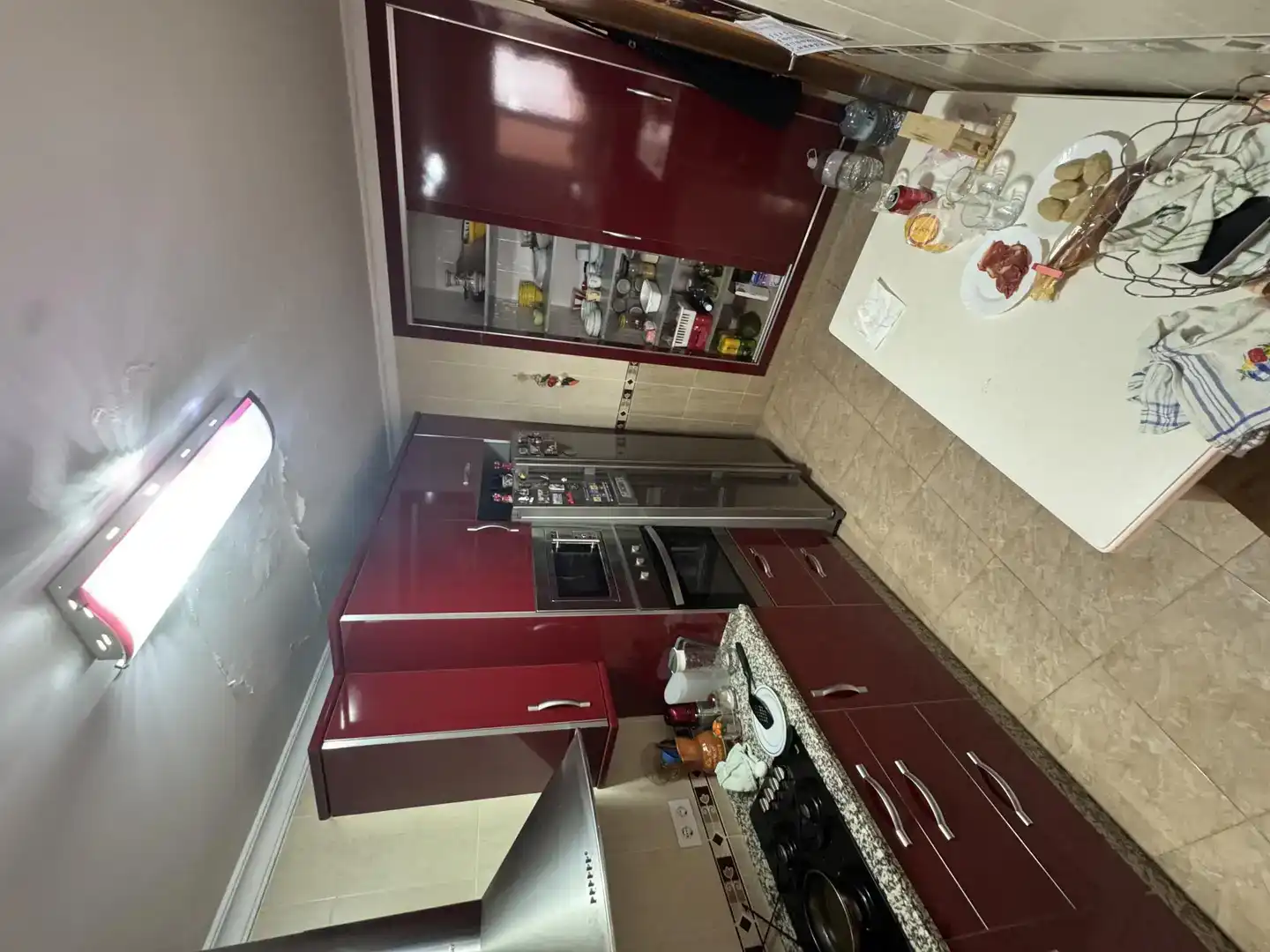 Cocina de Casa adosada en venta en Monesterio con Parquet, Amueblado y Horno